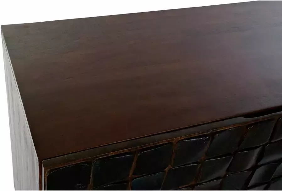 DKD Home Decor Dientafel Metaal Mangohout (160 x 45 x 80 cm)