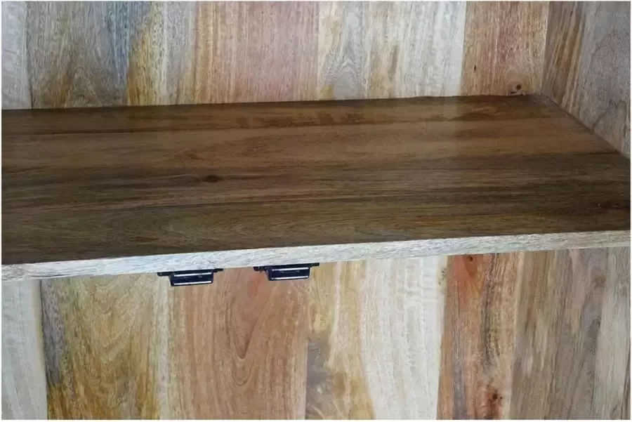 DKD Home Decor Dientafel Metaal Mangohout (84 x 43 x 151 cm) - Foto 2