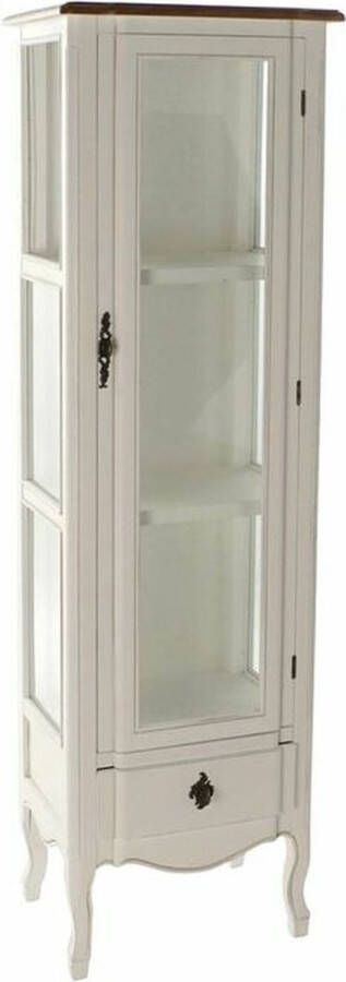 DKD Home Decor Display Standaard 49 x 39 x 160 cm Kristal Bruin Wit Plastic Multicolour