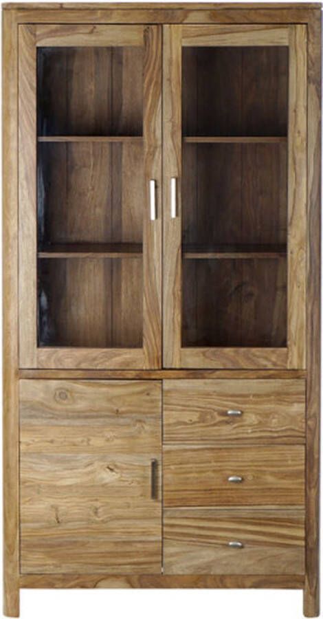 DKD Home Decor Display Standaard Kristal Rubberwood 97 x 42 x 190 cm