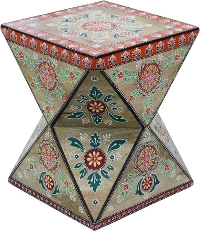 DKD Home Decor Bijzettafel Mangohout Hout MDF (35 x 35 x 45 cm)