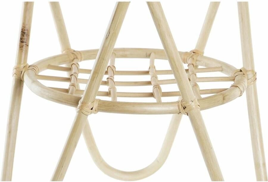 DKD Home Decor Bijzettafel Natuurlijk Bamboe (40 x 40 x 46 cm)