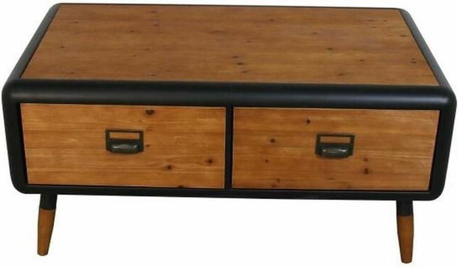 DKD Home Decor Bijzettafel Spar Metaal (97 x 56 x 45 cm)