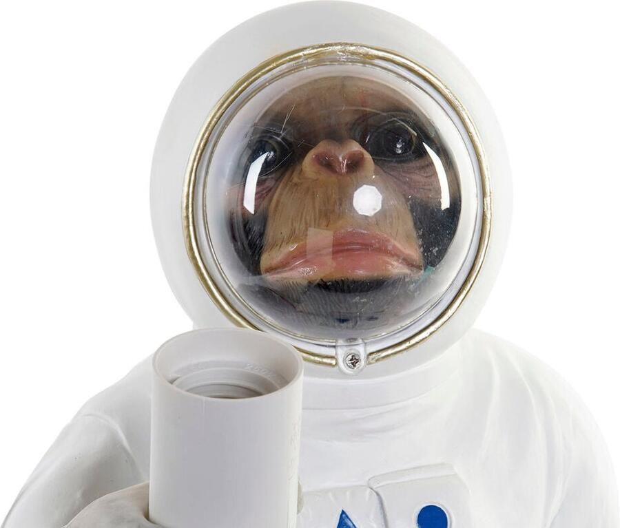 DKD Home Decor Bureaulamp 24 x 22 5 x 47 5 cm Wit Hars 220 V 60 W