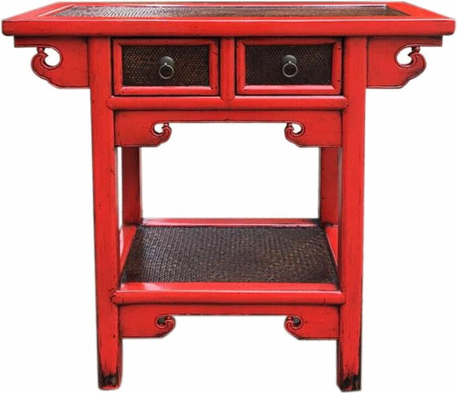 DKD Home Decor Console Metaal Donkerbruin 85 x 35 x 80 cm