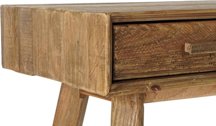 DKD Home Decor Console Natuurlijk Gerecycleerd Hout Pijnboom (100 x 48 x 76 cm)
