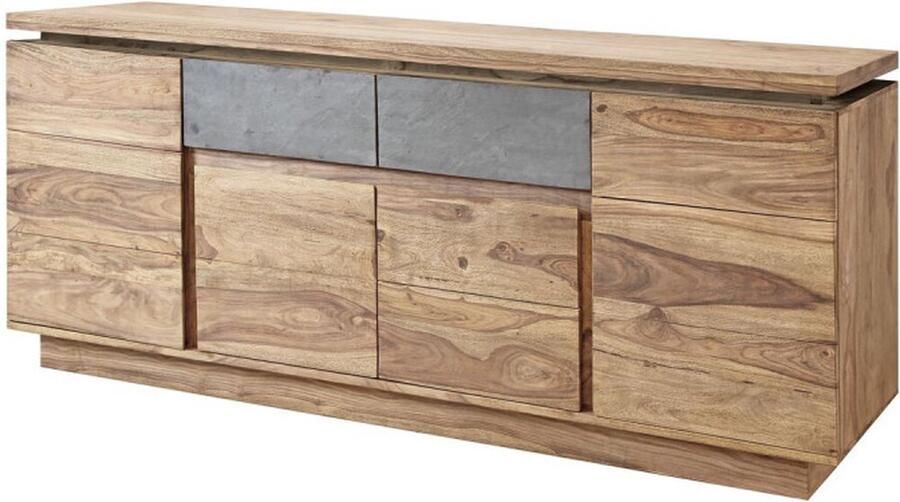 DKD Home Decor Dientafel Natuurlijk Grijs (175 x 45 x 72 cm)
