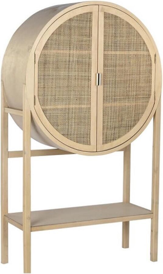 DKD Home Decor Dientafel Natuurlijk MDF Paulownia hout (90 x 40 x 160 cm)