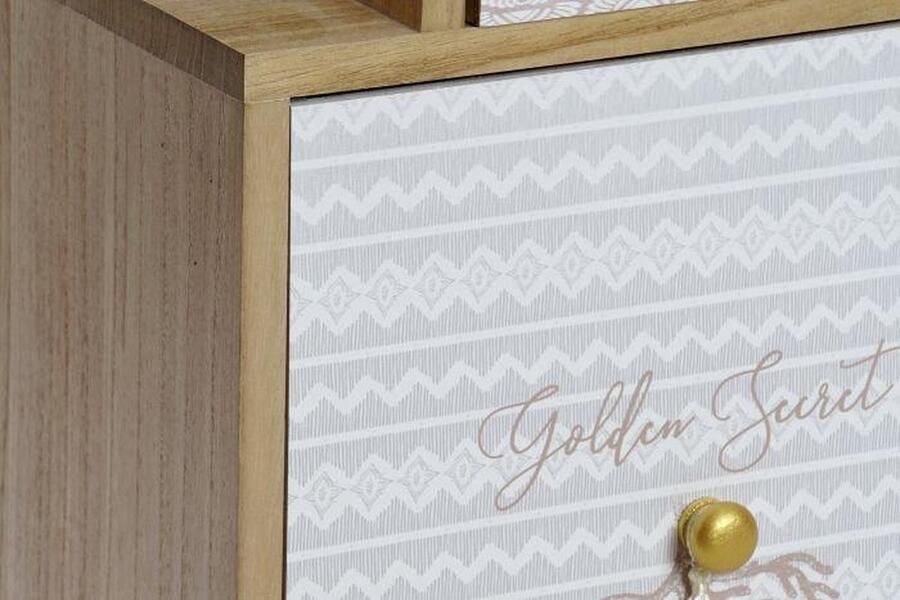 DKD Home Decor Dientafel Paulownia hout (120 x 25 x 110 cm)