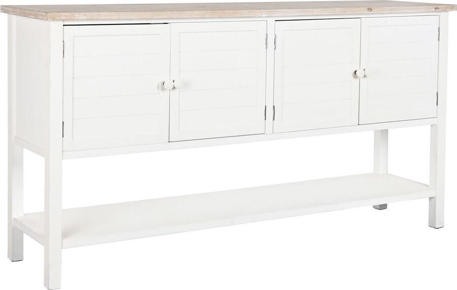 DKD Home Decor Dientafel Spar Wit 160 x 40 x 86 cm Hout MDF