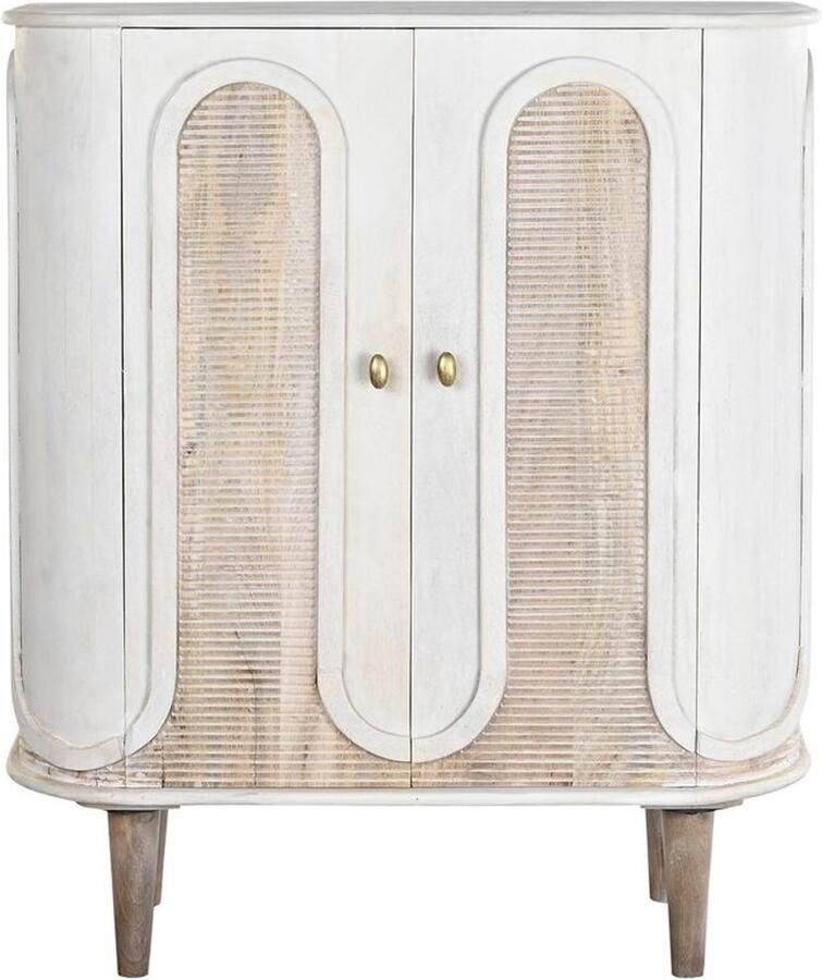 DKD Home Decor Dientafel Wit 92 x 40 x 113 cm