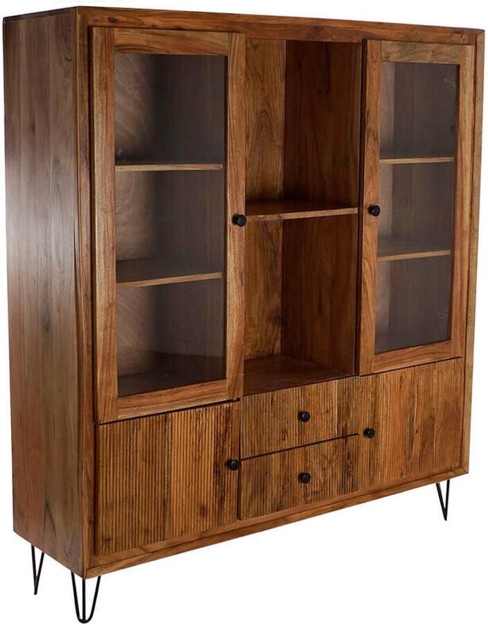 DKD Home Decor Display Standaard 145 x 40 x 162 cm Kristal Acacia