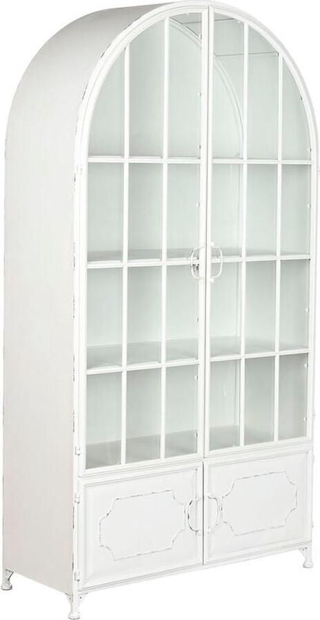 DKD Home Decor Display Standaard 91 x 36 5 x 172 cm Spar Kristal Metaal