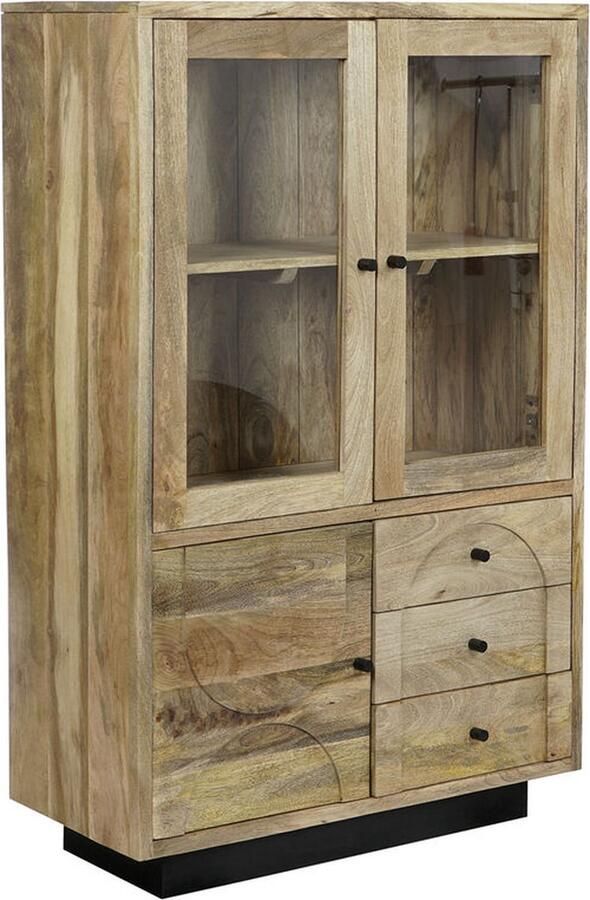 DKD Home Decor Display Standaard Kristal Mangohout 90 x 40 x 190 cm