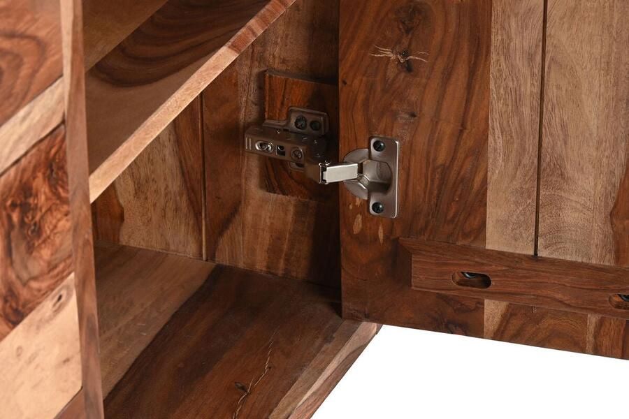 DKD Home Decor Display Standaard Kristal Rubberwood 100 x 42 x 190 cm