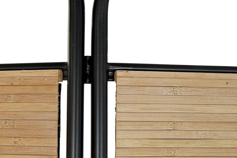 DKD Home Decor Kamerscherm Metaal Bamboe 148 x 2 x 180 cm