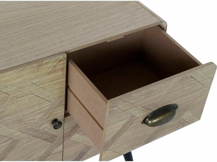 DKD Home Decor Ladenkast Natuurlijk Zwart MDF (60 x 30 x 56 cm)