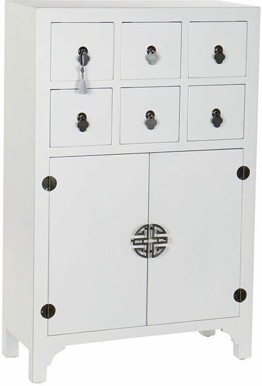 DKD Home Decor Ladenkast Spar Hout MDF Orientaals (63 x 27 x 101 cm)