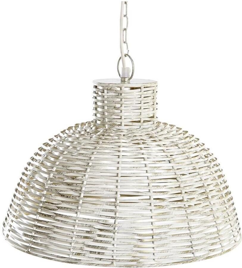 DKD Home Decor Plafondlamp Gouden Wit Ijzer 50 W (38 x 28 x 24 cm)