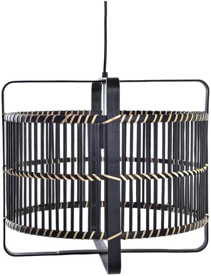 DKD Home Decor Plafondlamp Zwart 220 V 50 W (40 x 40 x 35 cm)