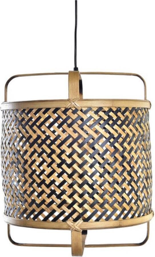 DKD Home Decor Plafondlamp Zwart Bruin 220 V 50 W (36 x 36 x 48 cm)