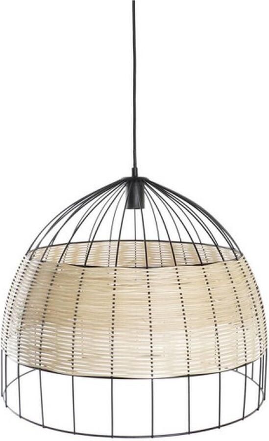 DKD Home Decor Plafondlamp Zwart Bruin 220 V 50 W (50 x 50 x 42 cm)