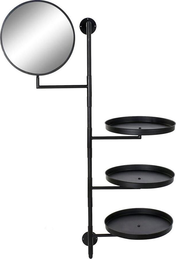 DKD Home Decor Planken Metaal Spiegel Loft (80 X 41 X 138 Cm)