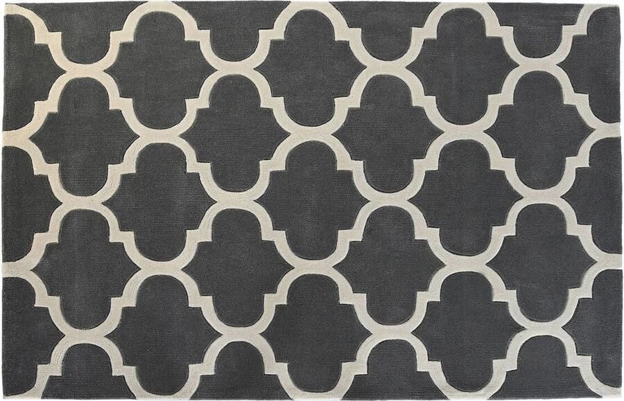 DKD Home Decor Tapijt Grijs Polyester 120 x 180 x 2 cm Etnisch