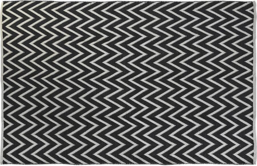 DKD Home Decor Tapijt Polyester Zig-zag Tweekleurig 160 x 230 x 1 cm