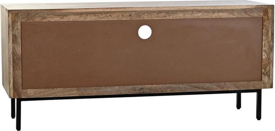 DKD Home Decor Tv-meubel Metaal Mangohout (125 x 40 x 55 cm)