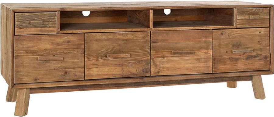 DKD Home Decor Tv-meubel Natuurlijk Pijnboom 180 x 48 x 65 cm