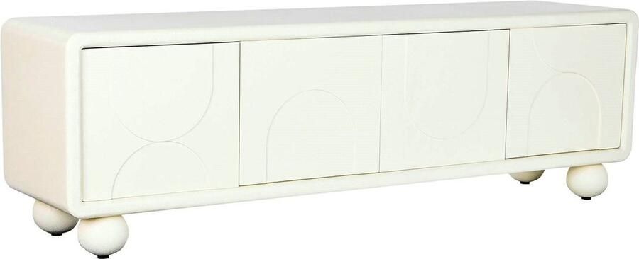 DKD Home Decor Tv-meubel Wit Hout MDF 160 x 37 x 50 cm