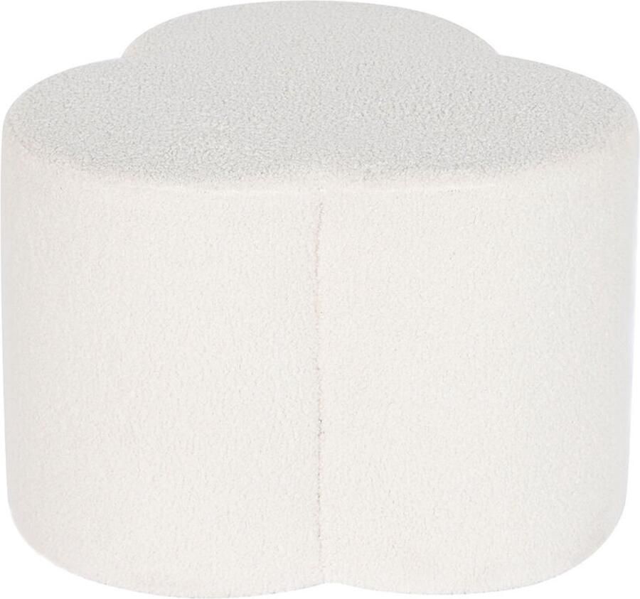 Dkd home Voetensteun Decor Wit 53 x 53 x 40 cm