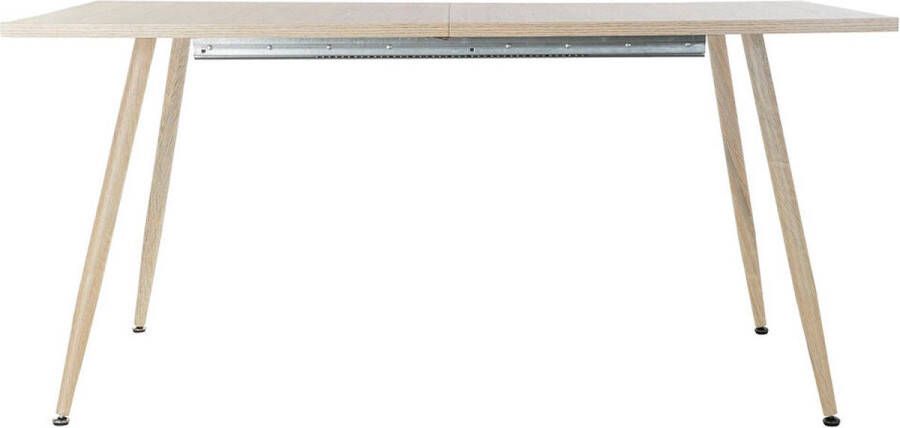 DKD Home Decor Eettafel Metaal Hout MDF (160 x 90 x 76 cm) (200 x 90 x 75 cm)