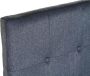 DKD Home Decor Hoofdbord Blauw Polyester Hout MDF (159 x 8 x 119 cm) - Thumbnail 1