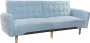 DKD Home Decor Hoofdbord Blauw Polyester Rubberwood (146 x 6 x 68 cm) - Thumbnail 1