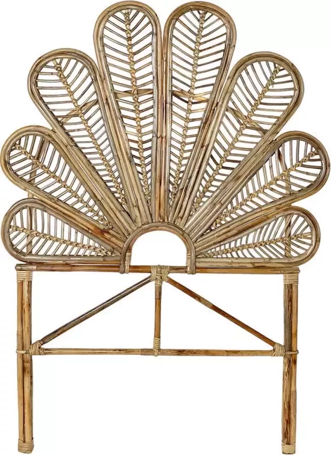 DKD Home Decor Hoofdbord Natuurlijk Rotan (175 x 4 x 128 cm)