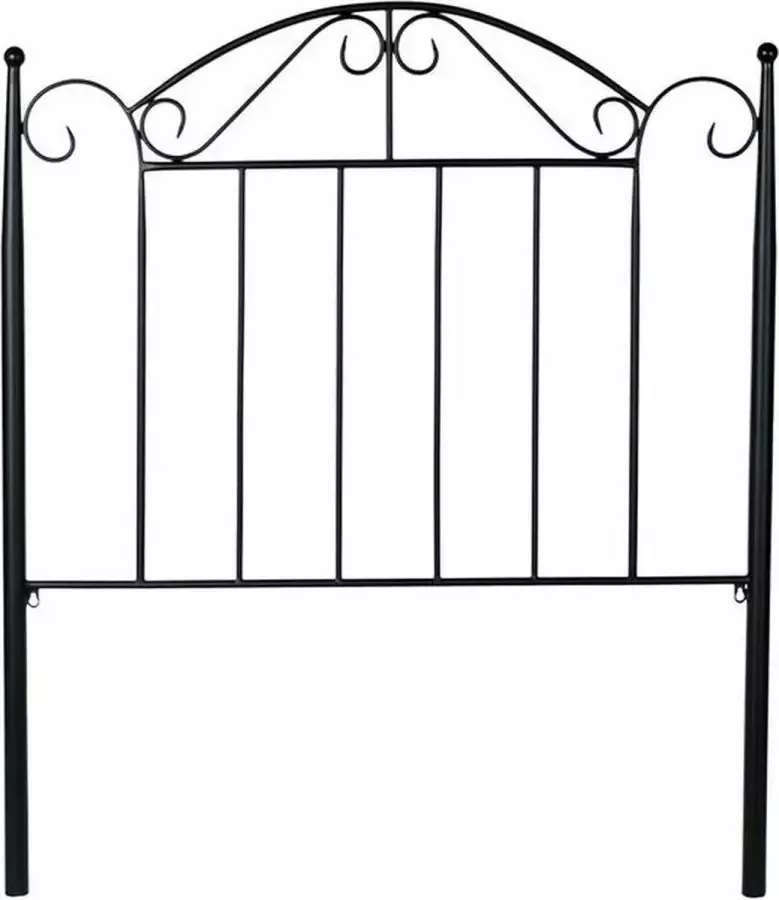Maison de france Hoofdbord DKD Home Decor Zwart IJzerwerk (99 x 3 x 119 cm)