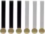 DKD Home Decor Kapstok voor deur Zwart Gouden Metaal Wit (2 x 5 x 17 cm) (2 Stuks) (3 Stuks) - Thumbnail 2