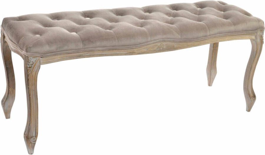 DKD Home Decor Kruk 112 x 38 x 48 cm Grijs Rubberwood - Foto 2