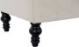 DKD Home Decor Kruk 115 x 44 x 43 cm 114 x 44 x 41 cm Zwart Hout Crème - Thumbnail 1