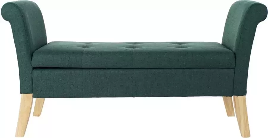 DKD Home Decor Kruk 8424001795512 Natuurlijk Hout Polyester Groen (130 x 44 x 69 cm) - Foto 1