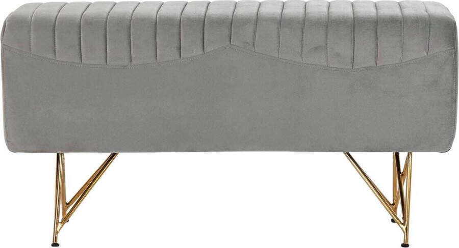 DKD Home Decor Kruk 90 x 31 x 47 cm Grijs Gouden Metaal