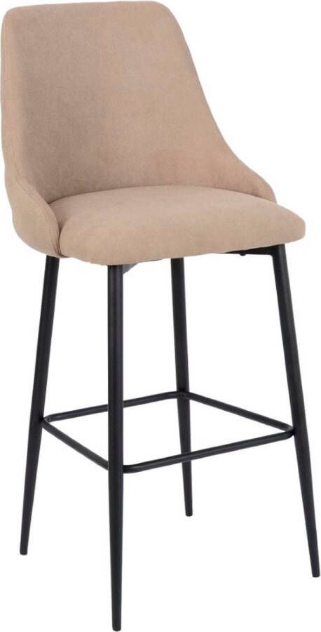 DKD Home Decor Kruk 53 x 57 x 110 cm Zwart Beige Metaal Bruin