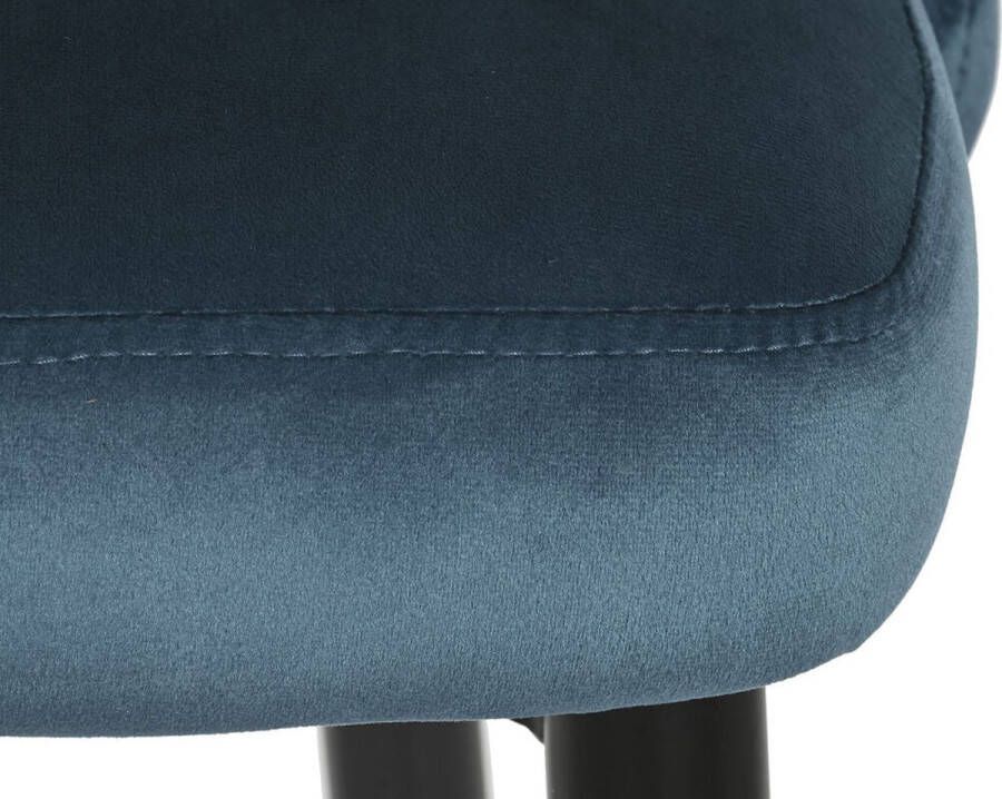 DKD Home Decor Kruk Blauw Zwart Tweekleurig Metaal 51 x 68 x 110 cm 51 x 56 x 110 cm