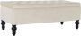 DKD Home Decor Kruk 115 x 44 x 43 cm 114 x 44 x 41 cm Zwart Hout Crème - Thumbnail 2