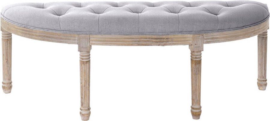 DKD Home Decor Kruk Lichtgrijs (125 x 43 x 48 cm)