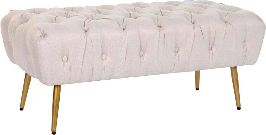 DKD Home Decor Kruk Metaal Polyester (103 x 46 x 42 cm)