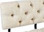 DKD Home Decor Kruk Spar Zwart Beige Bruin Polyester (100 x 51 x 77 cm) - Thumbnail 1