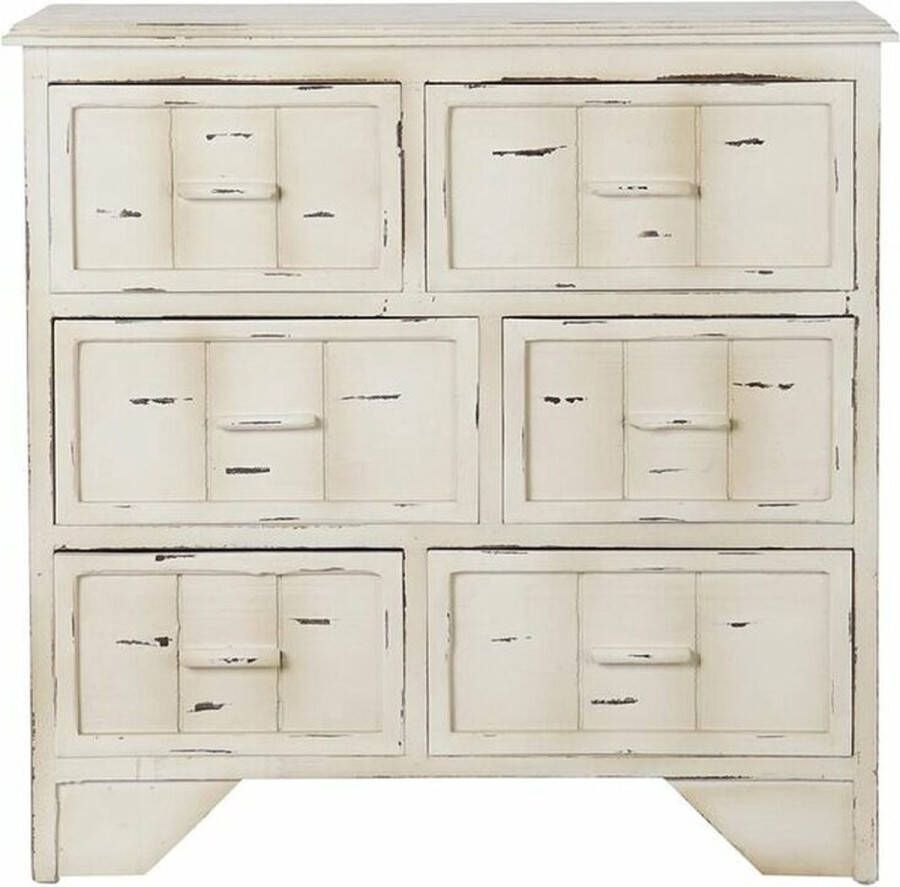 DKD Home Decor Ladenkast Wit Multicolour Hout Metaal Hout MDF 30 x 40 cm 76 x 35 x 74 cm - Foto 2